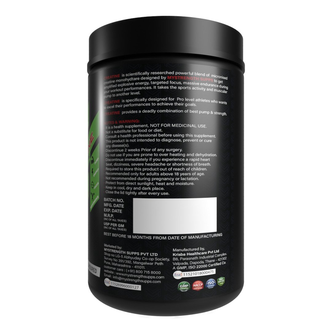 MYSTRENGTH SUPPS Creatine Monohydrate - Image 3