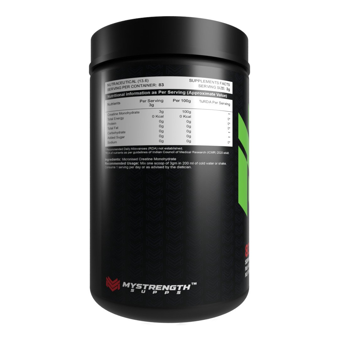 MYSTRENGTH SUPPS Creatine Monohydrate - Image 2